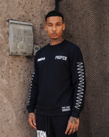 MOTION SICKNESS LONG SLEEVE BLACK