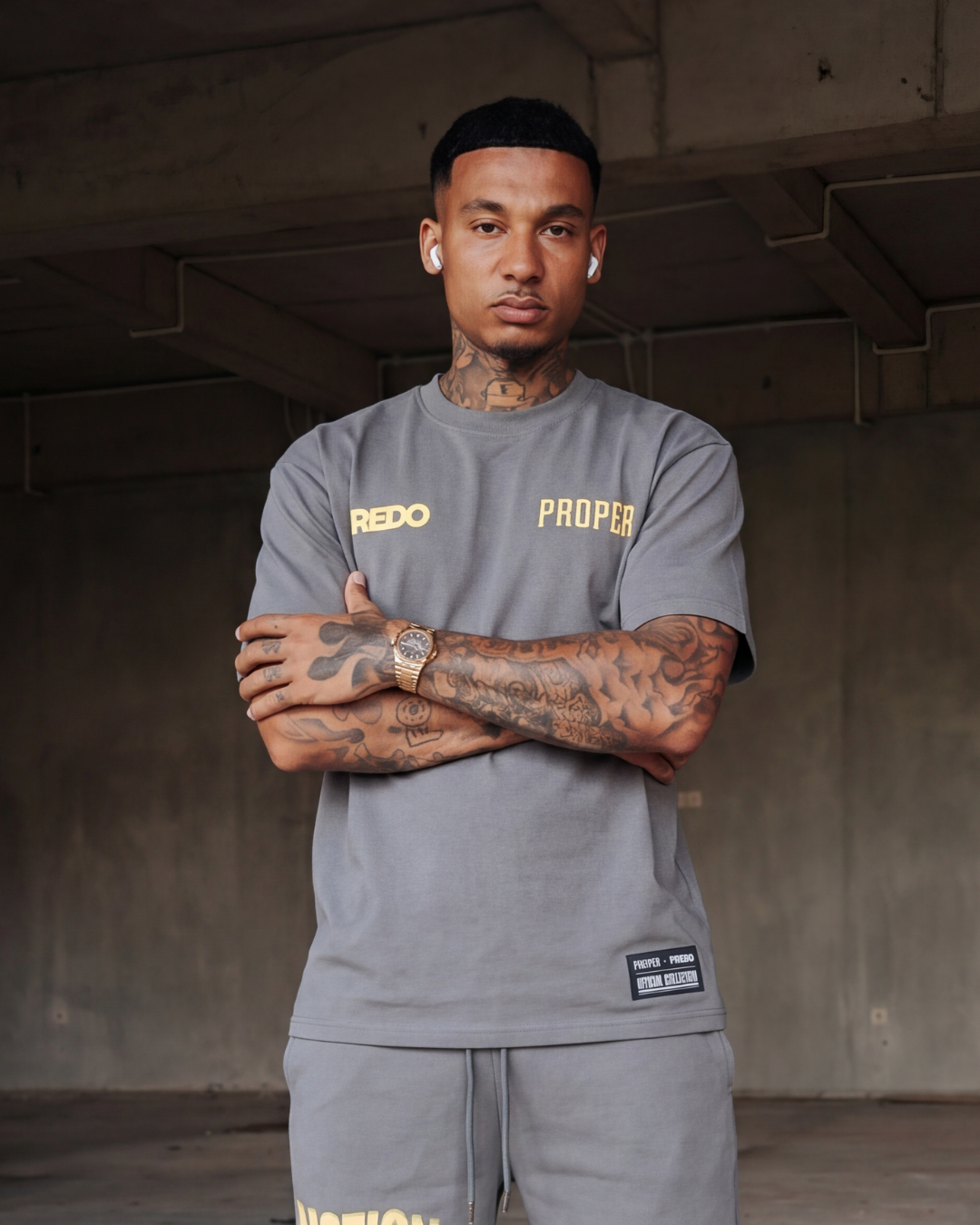 MOTION SICKNESS OVERSIZED TEE GREY