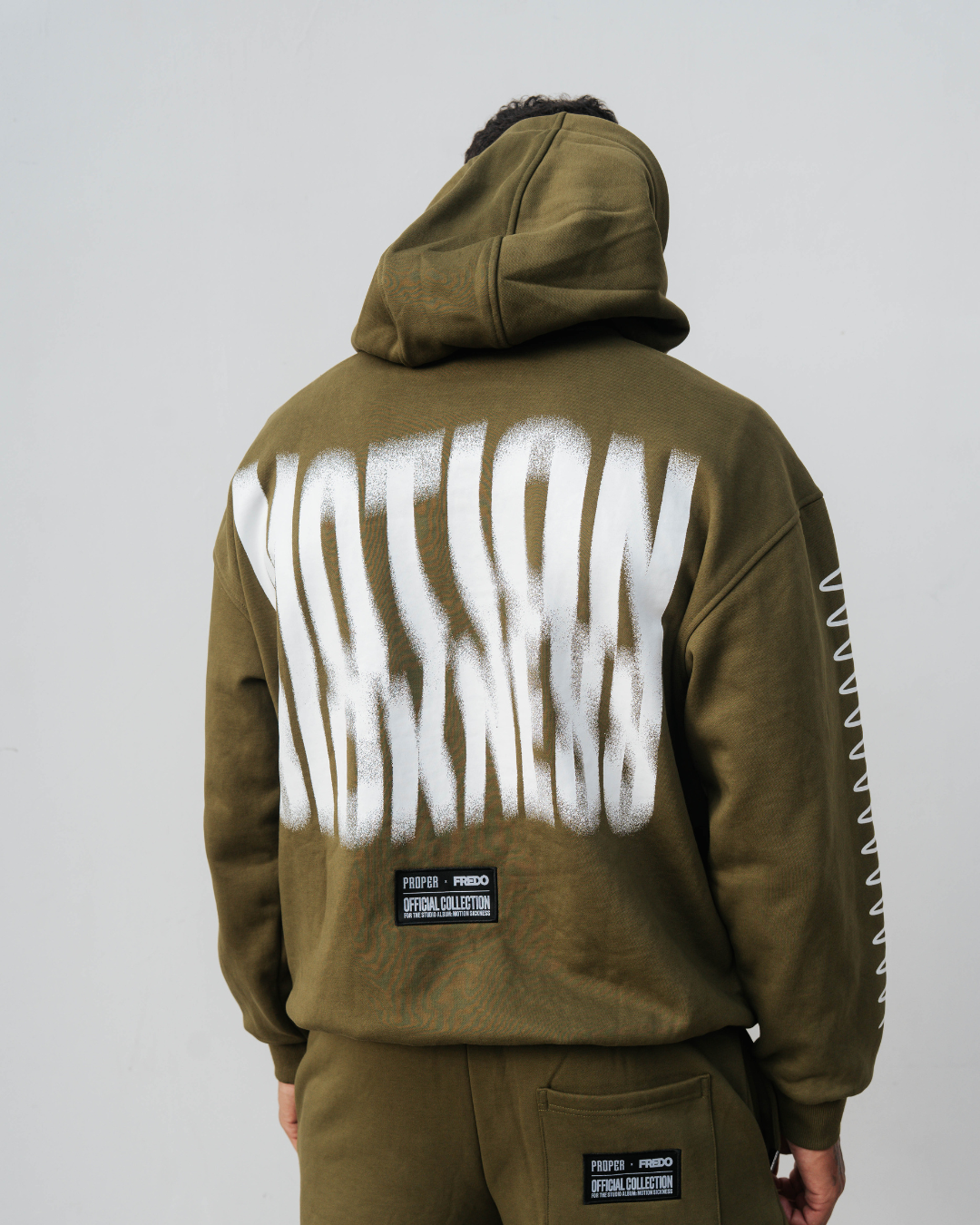 MOTION SICKNESS HOODIE KHAKI GREEN