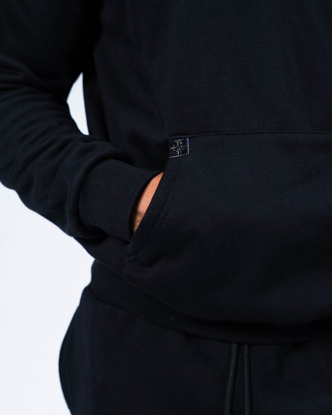 AUTOGRAPH HOODIE BLACK/TIFFANY BLUE