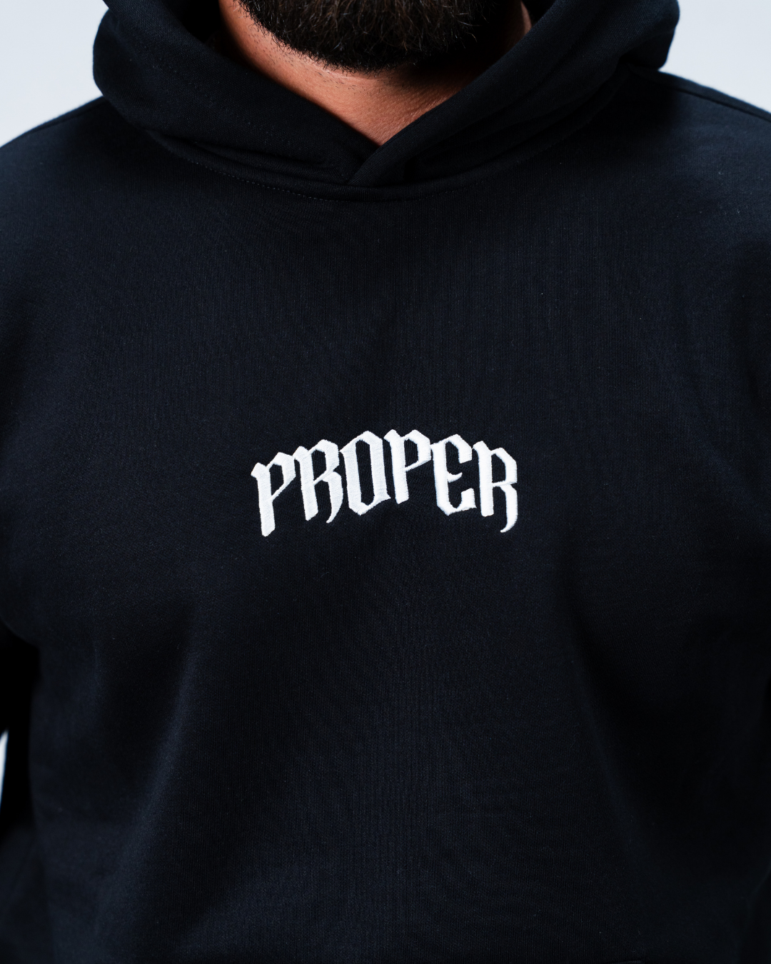 REGAL HOODIE BLACK/WHITE