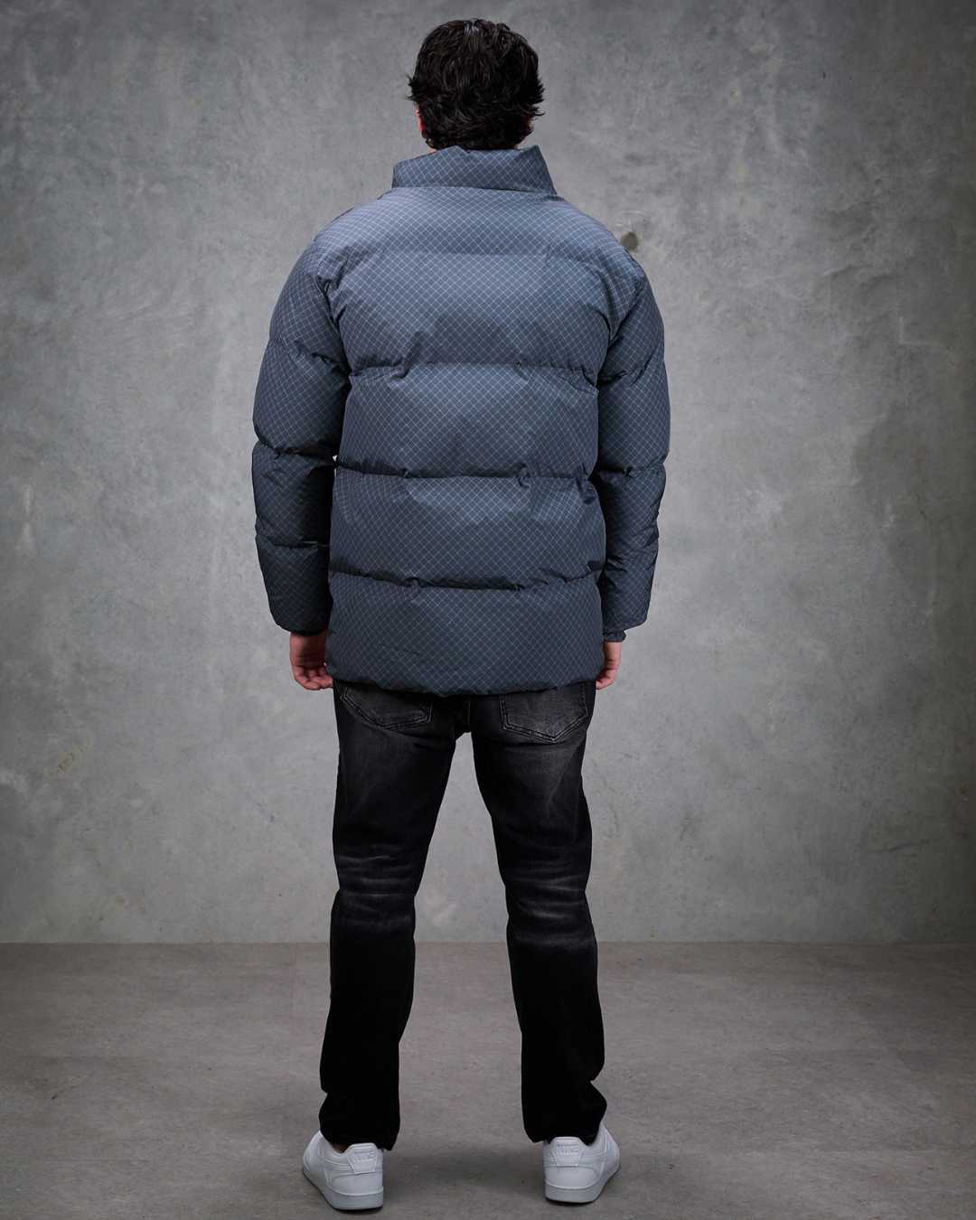 PROPER AUTOGRAPH PUFFER JACKET CHARCOAL