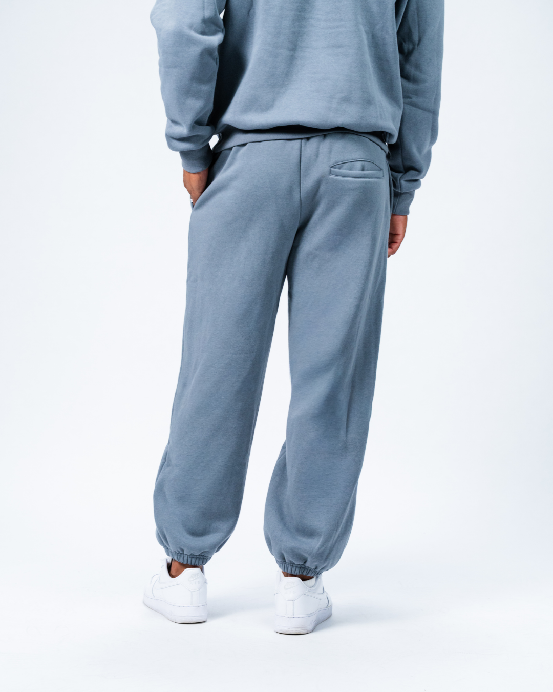 REGAL TRACKPANTS DUSTY BLUE/TEAL
