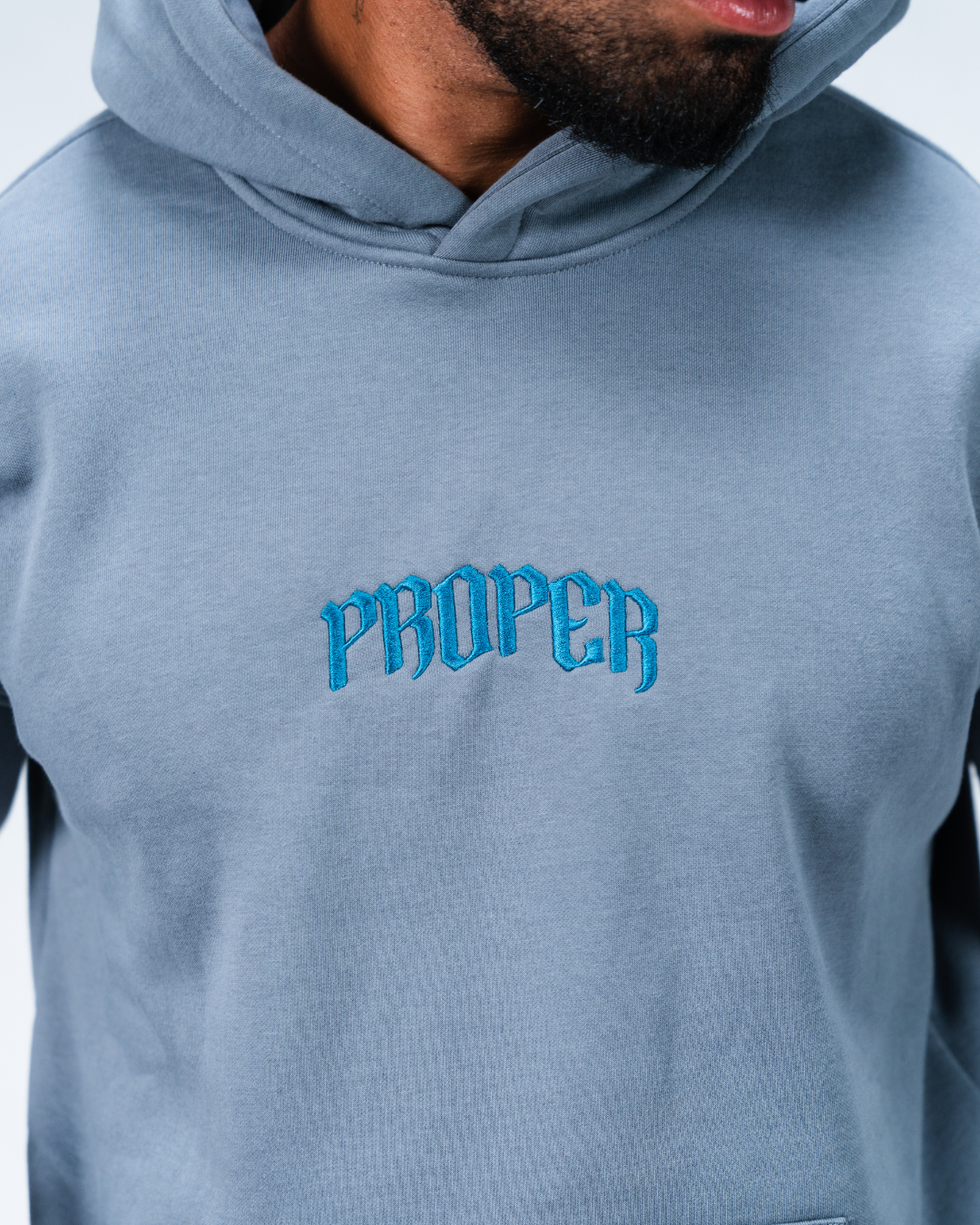 REGAL HOODIE DUSTY BLUE/TEAL