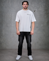 PROPER AUTOGRAPH TONAL OVERSIZED TEE WHITE