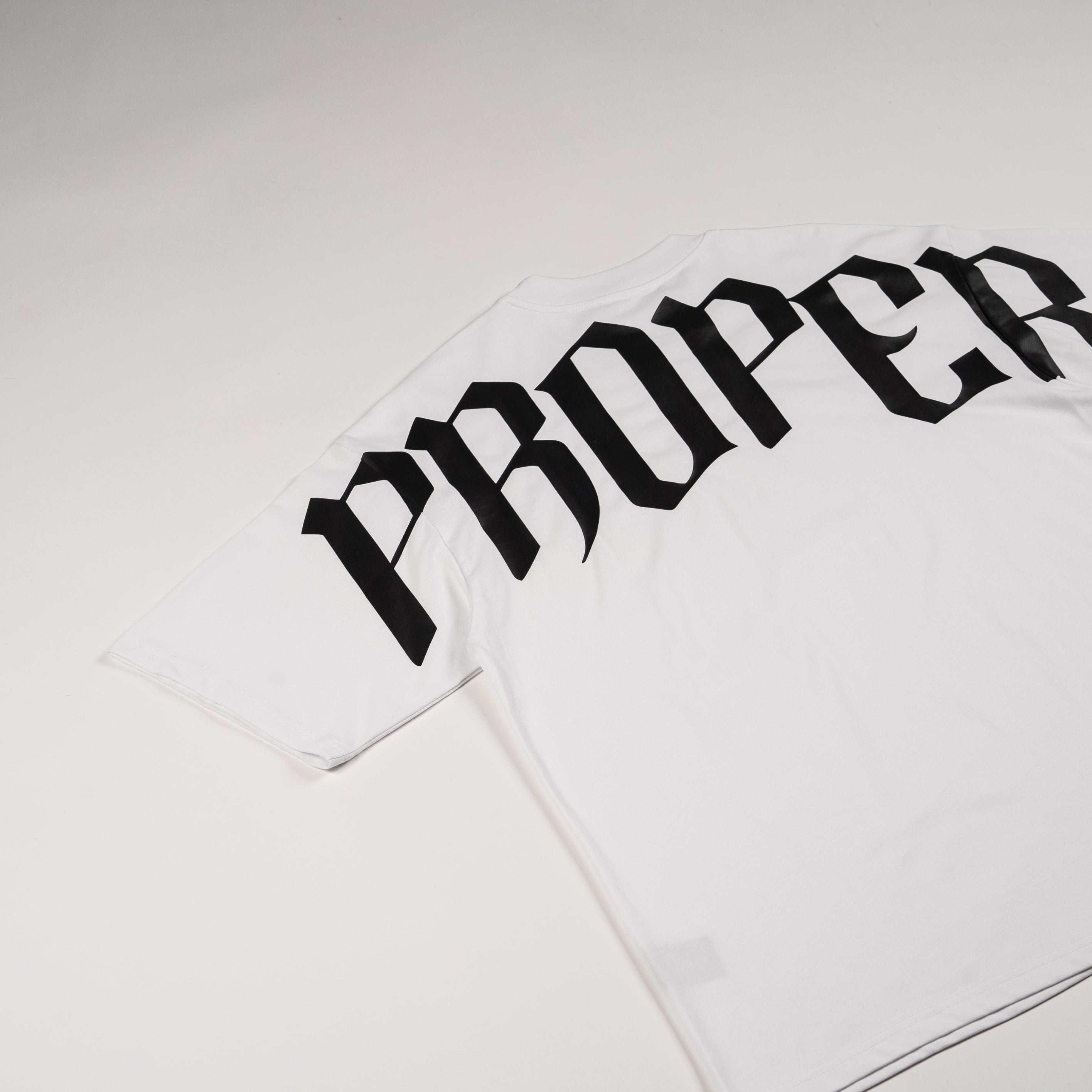 PROPER OG OVERSIZED TEE WHITE/BLACK