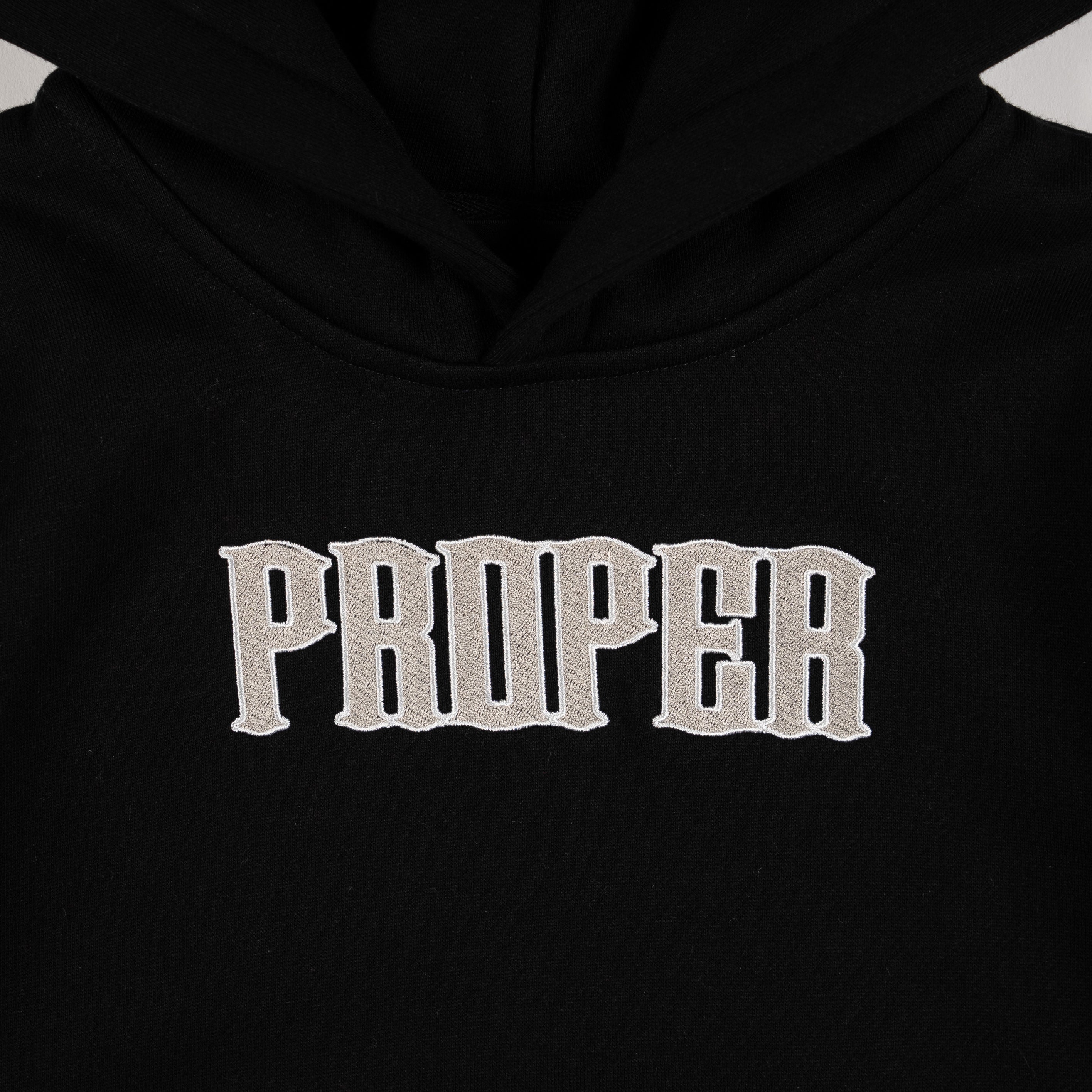 PROPER KIDS OG HOODIE BLACK