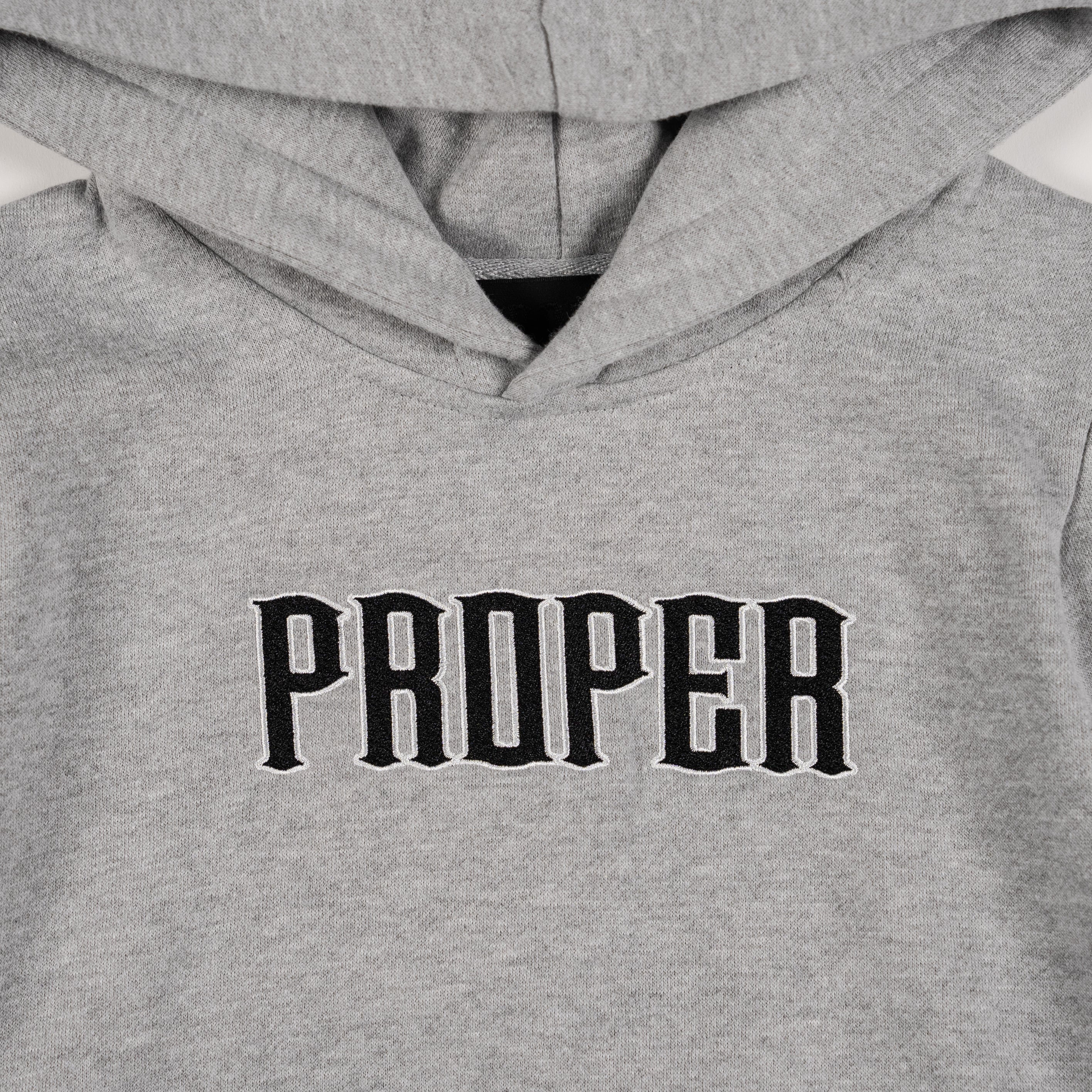 PROPER KIDS OG HOODIE GREY