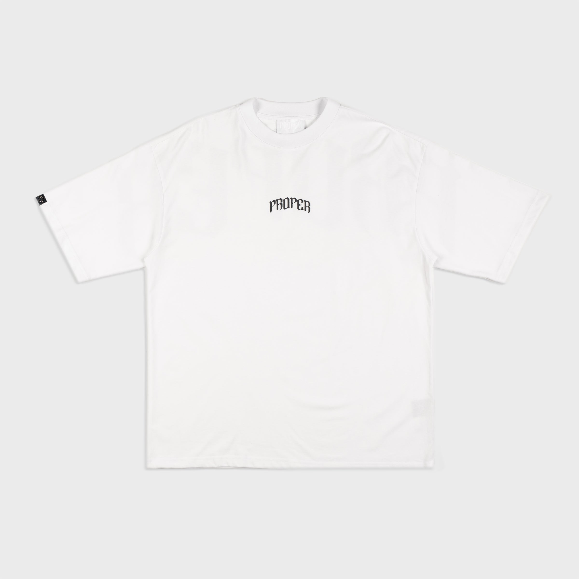 PROPER OG OVERSIZED TEE WHITE/BLACK