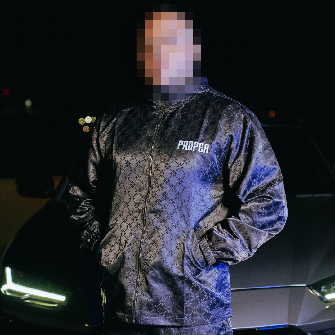 PROPER CHROME JACKET BLACK