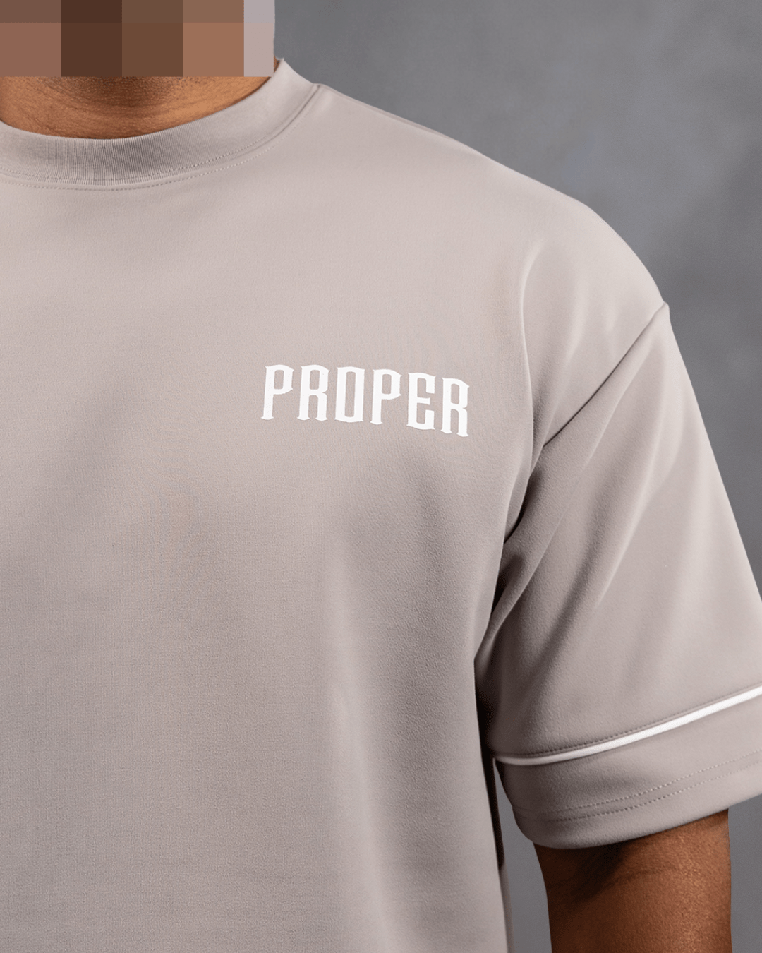 APEX HEAVY TEE GREY - Proper Streetwear