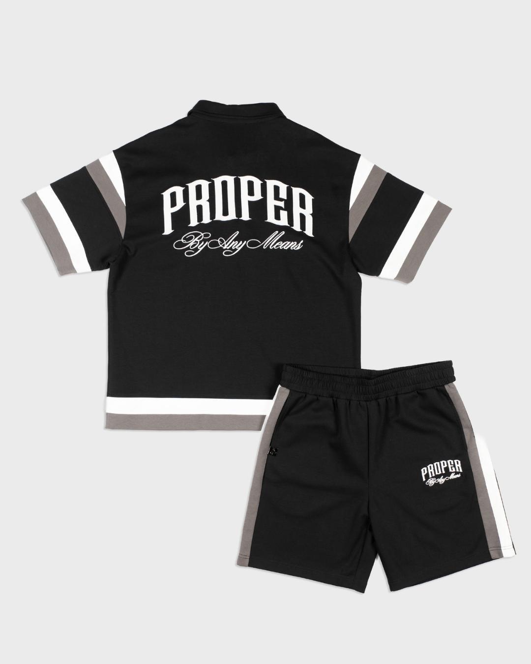 BY ANY MEANS SET BLACK - Proper Streetwear