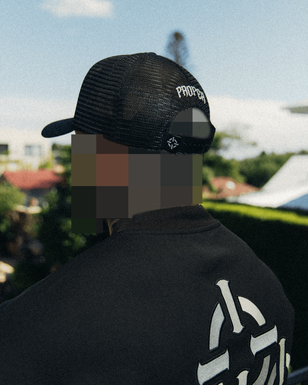 DIAMOND TRUCKER CAP BLACK - Proper Streetwear
