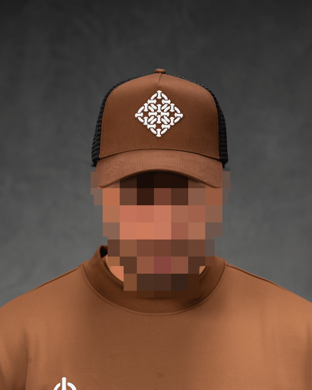 DIAMOND TRUCKER CAP BROWN - Proper Streetwear