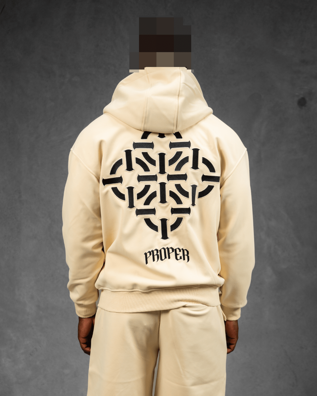 DIAMOND ZIP UP JACKET STONE - Proper Streetwear