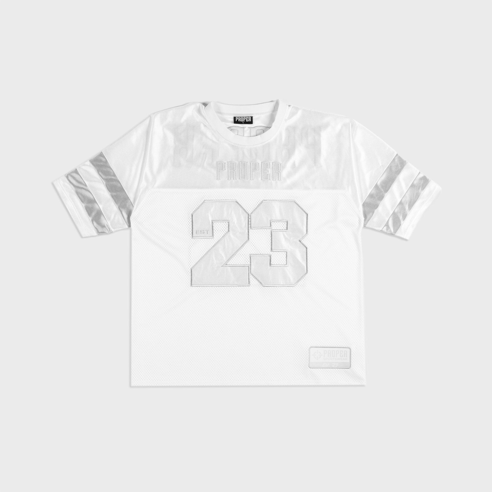 KIDS MVP JERSEY WHITE/GREY - Proper Streetwear