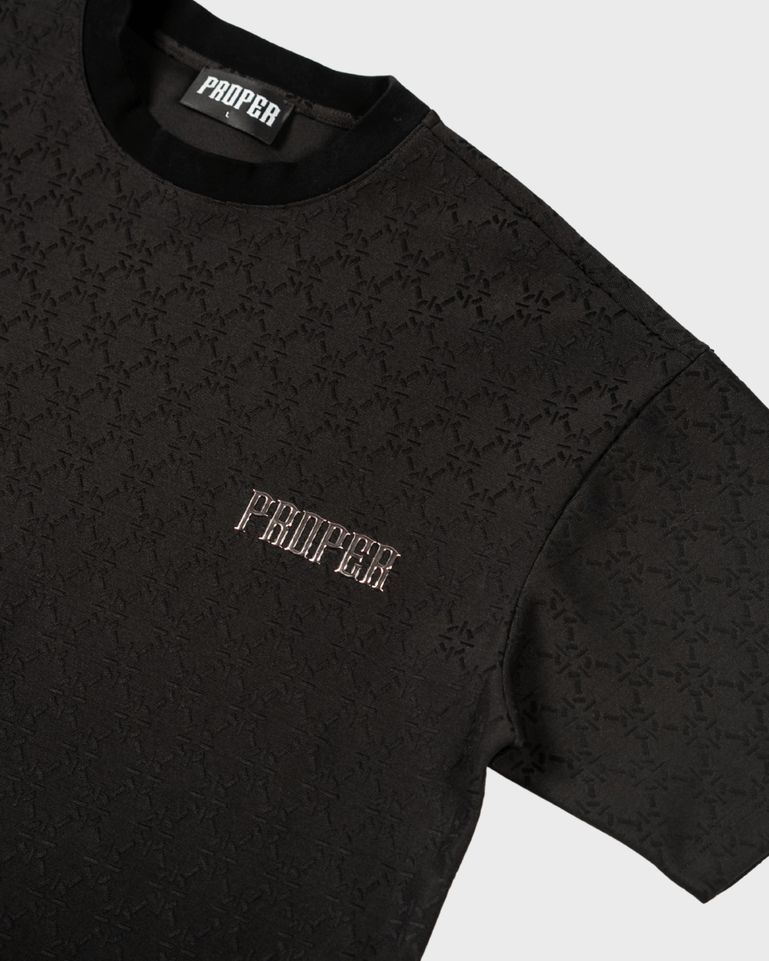 PHANTOM OVERSIZED TEE BLACK - Proper Streetwear