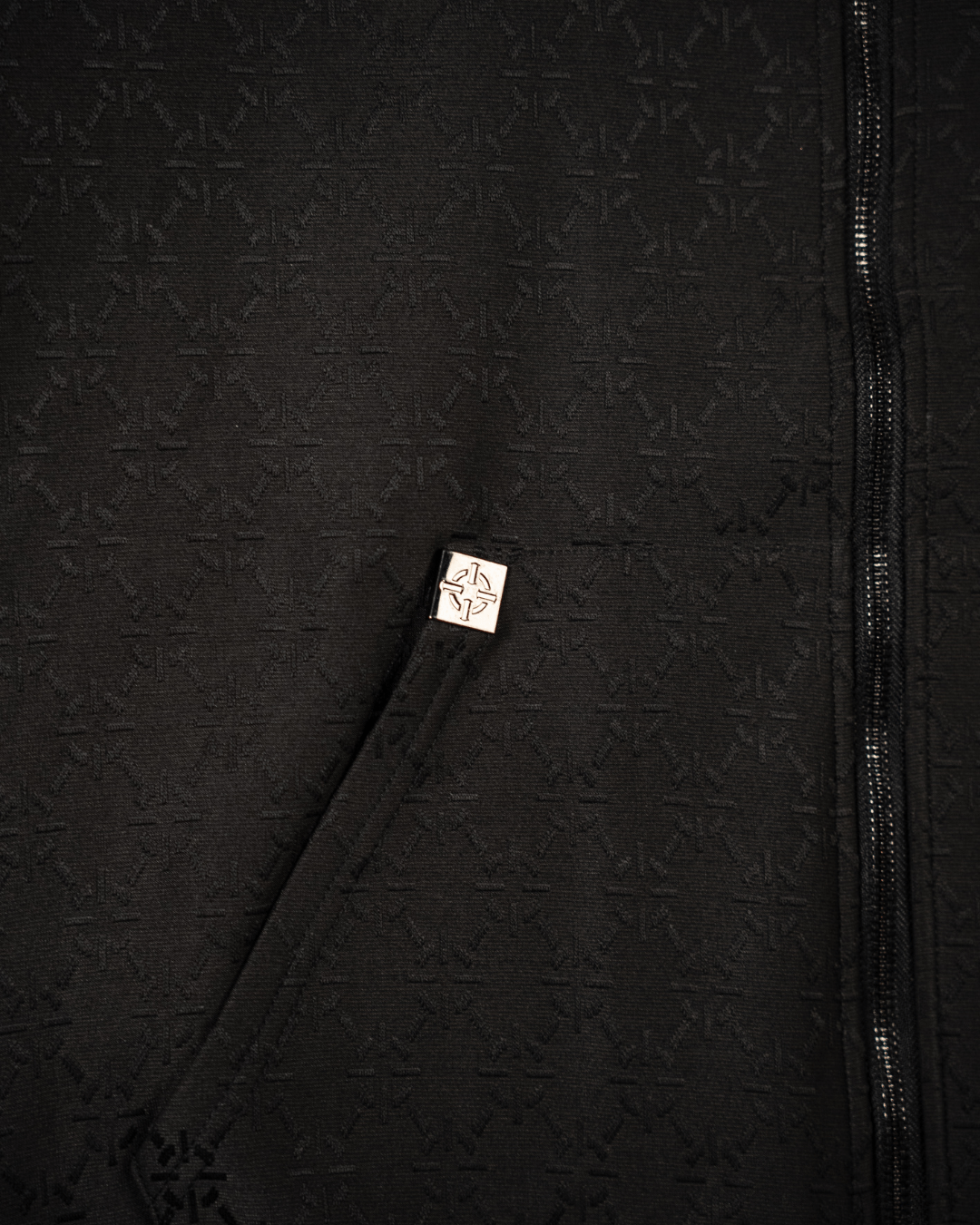 PHANTOM ZIP UP JACKET BLACK - Proper Streetwear