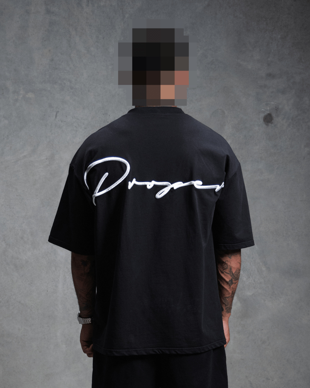 PROPER AUTOGRAPH OVERSIZED TEE BLACK - Proper Streetwear