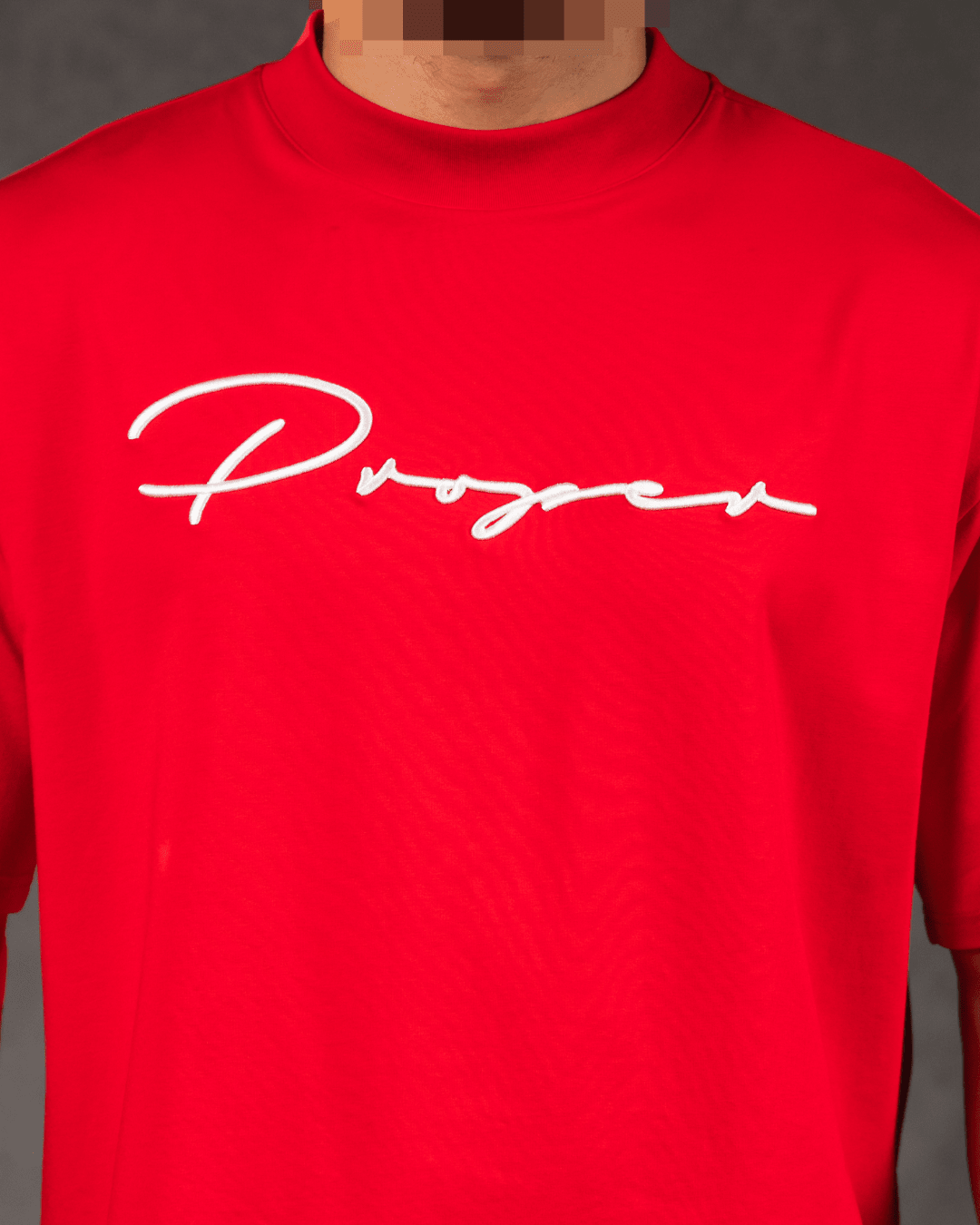 PROPER AUTOGRAPH OVERSIZED TEE RED - Proper Streetwear