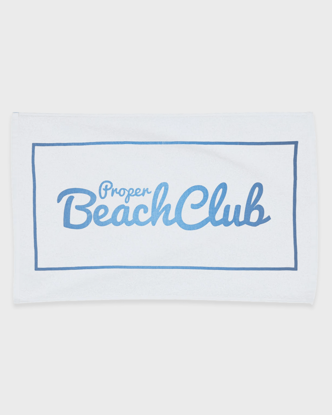 PROPER BEACH CLUB TOWEL WHITE - Proper Streetwear