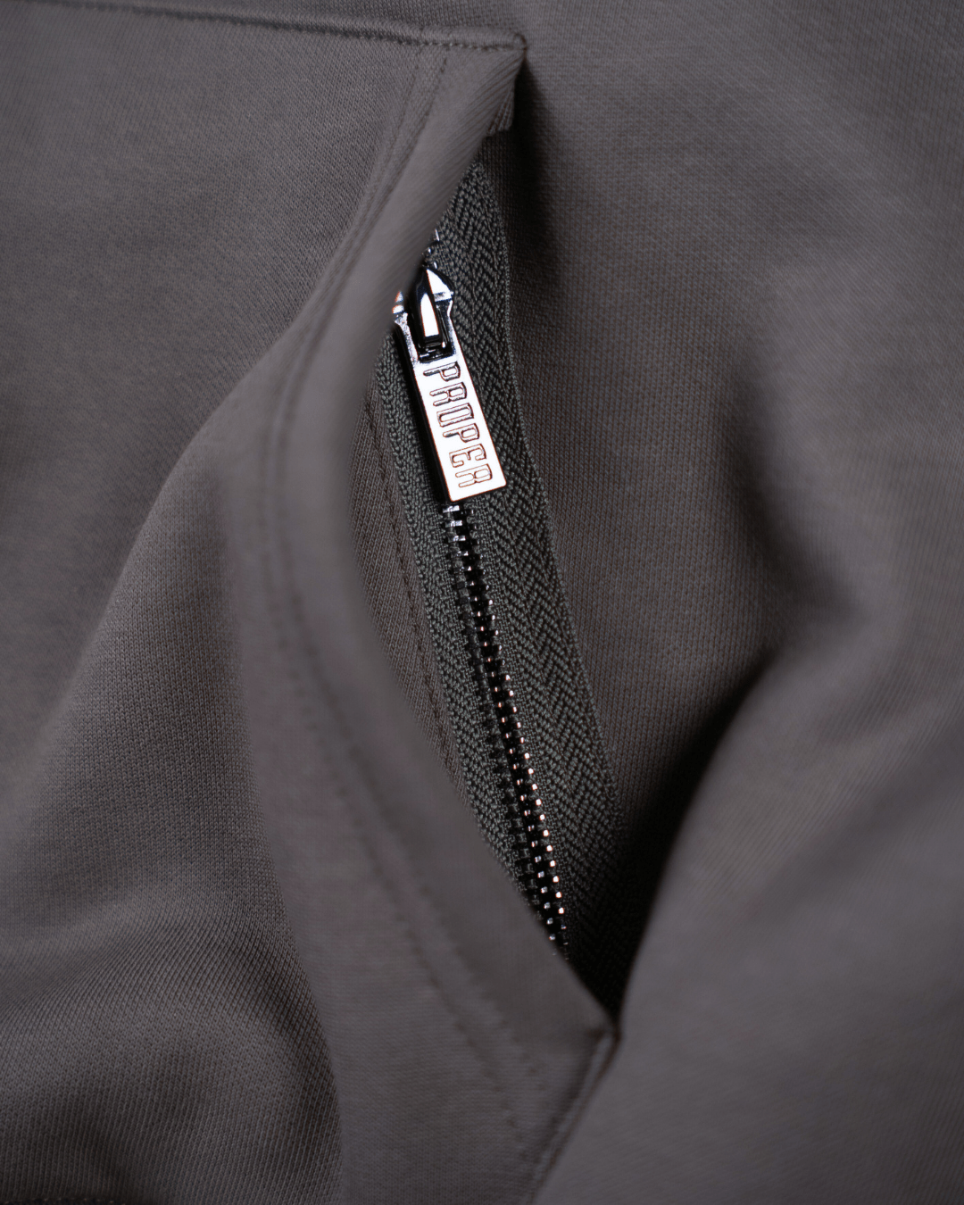 PROPER BY ANY MEANS HOODIE CHARCOAL - Proper Streetwear