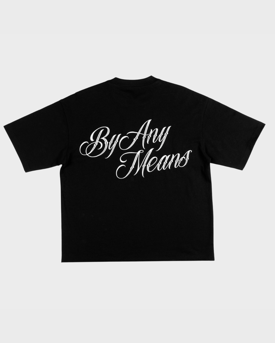 PROPER BY ANY MEANS OVERSIZED TEE BLACK - Proper Streetwear