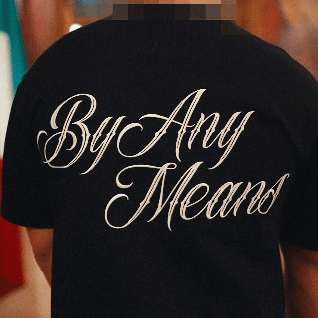 PROPER BY ANY MEANS OVERSIZED TEE BLACK - Proper Streetwear