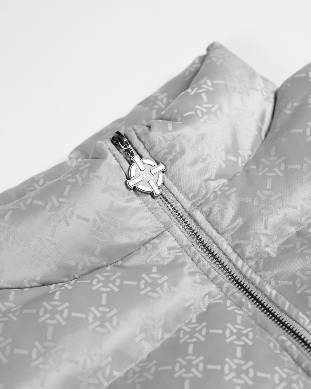 PROPER BY ANY MEANS PUFFER JACKET GREY - Proper Streetwear