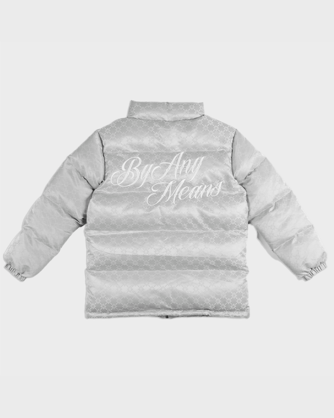 PROPER BY ANY MEANS PUFFER JACKET GREY - Proper Streetwear
