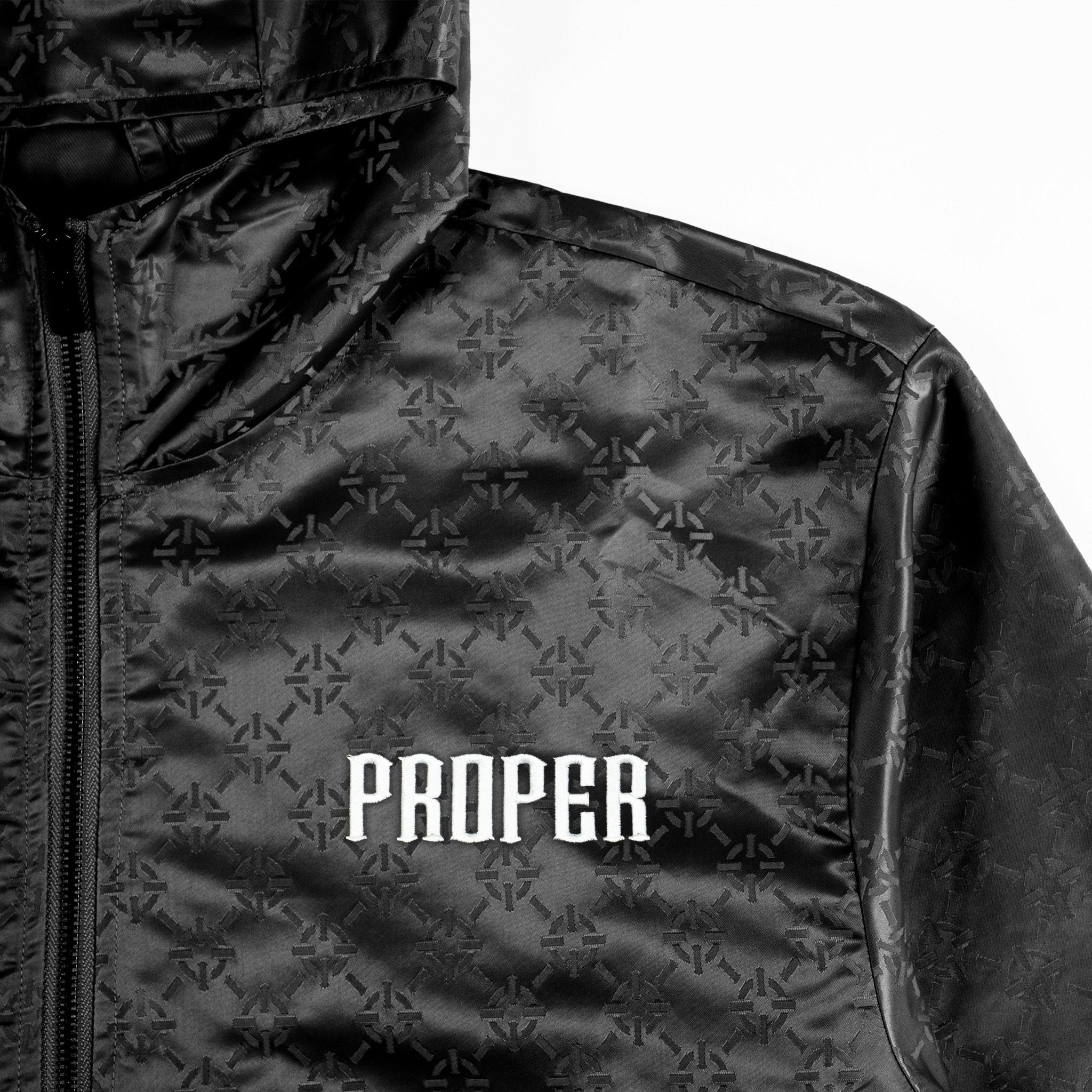 PROPER CHROME JACKET BLACK - Proper Streetwear