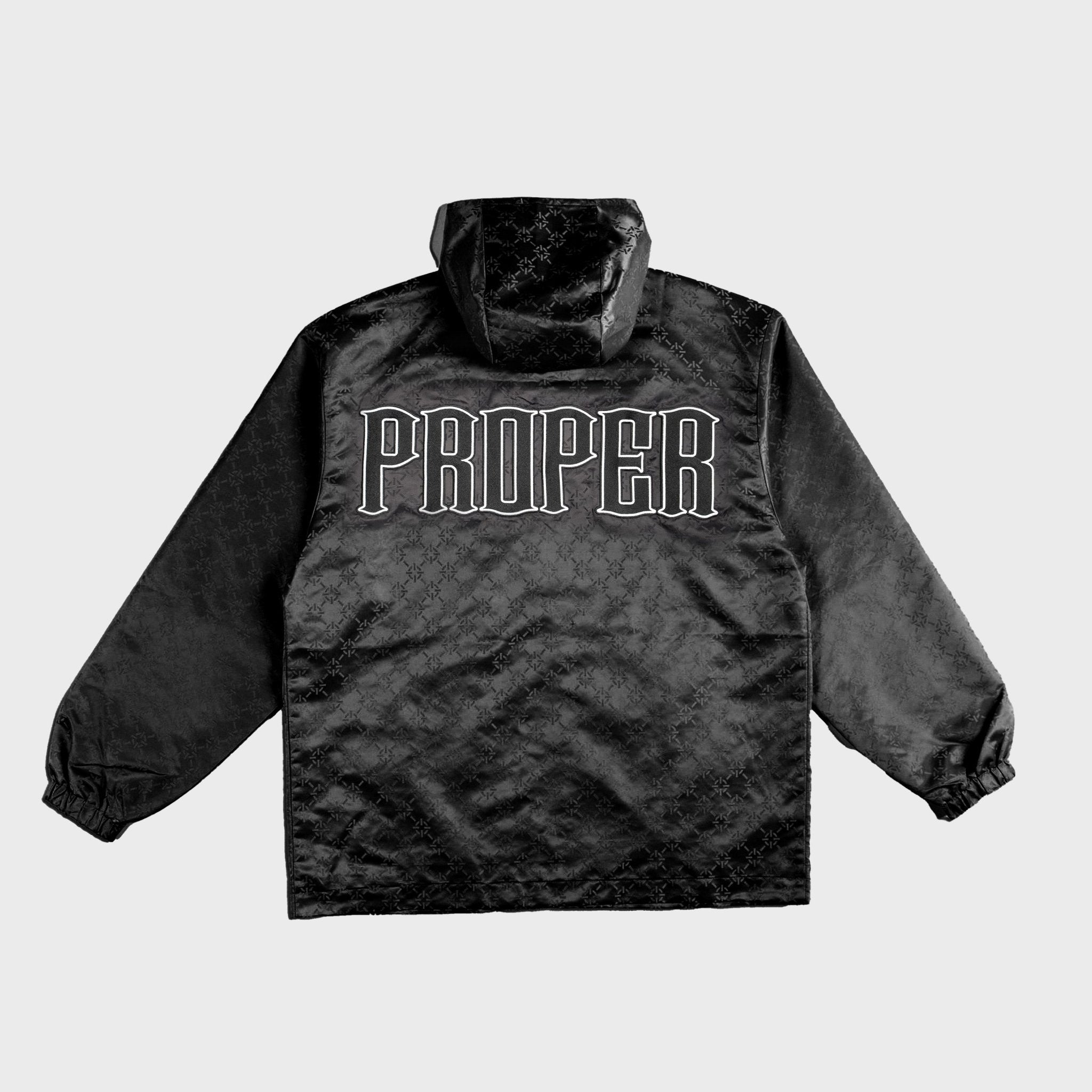 PROPER CHROME JACKET BLACK - Proper Streetwear