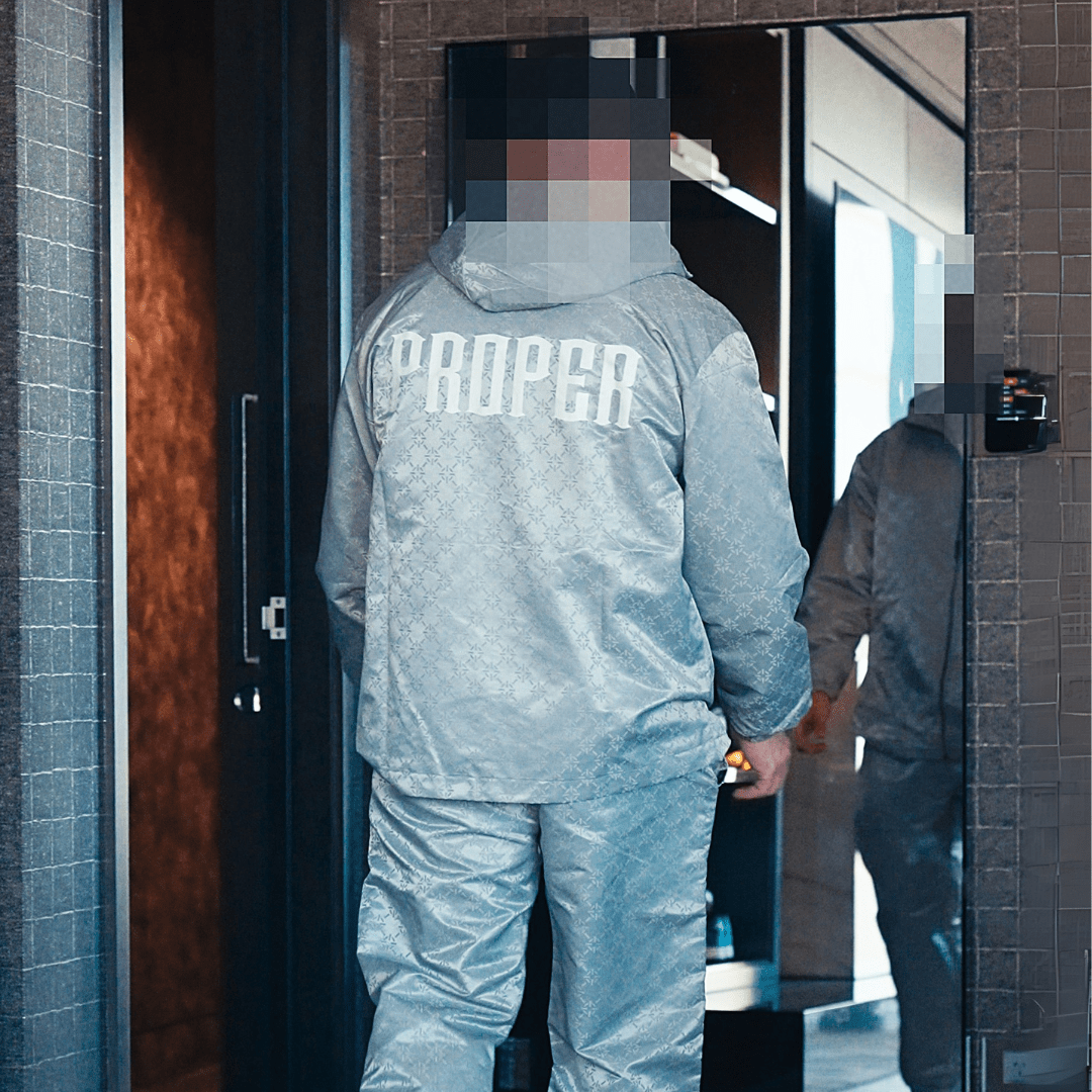 PROPER CHROME JACKET GREY - Proper Streetwear