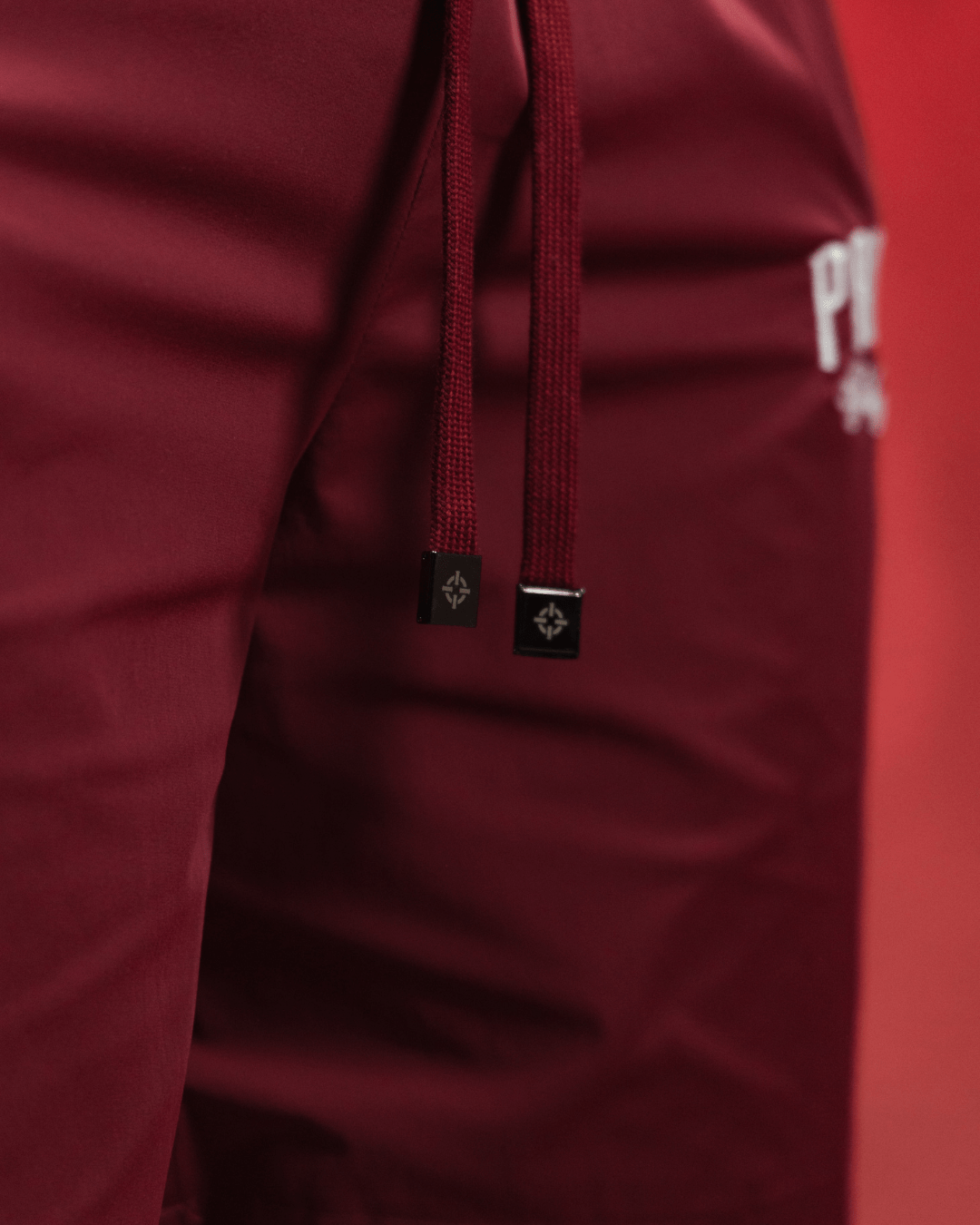 PROPER CURVED SWIM SHORTS CRIMSON - Proper Streetwear