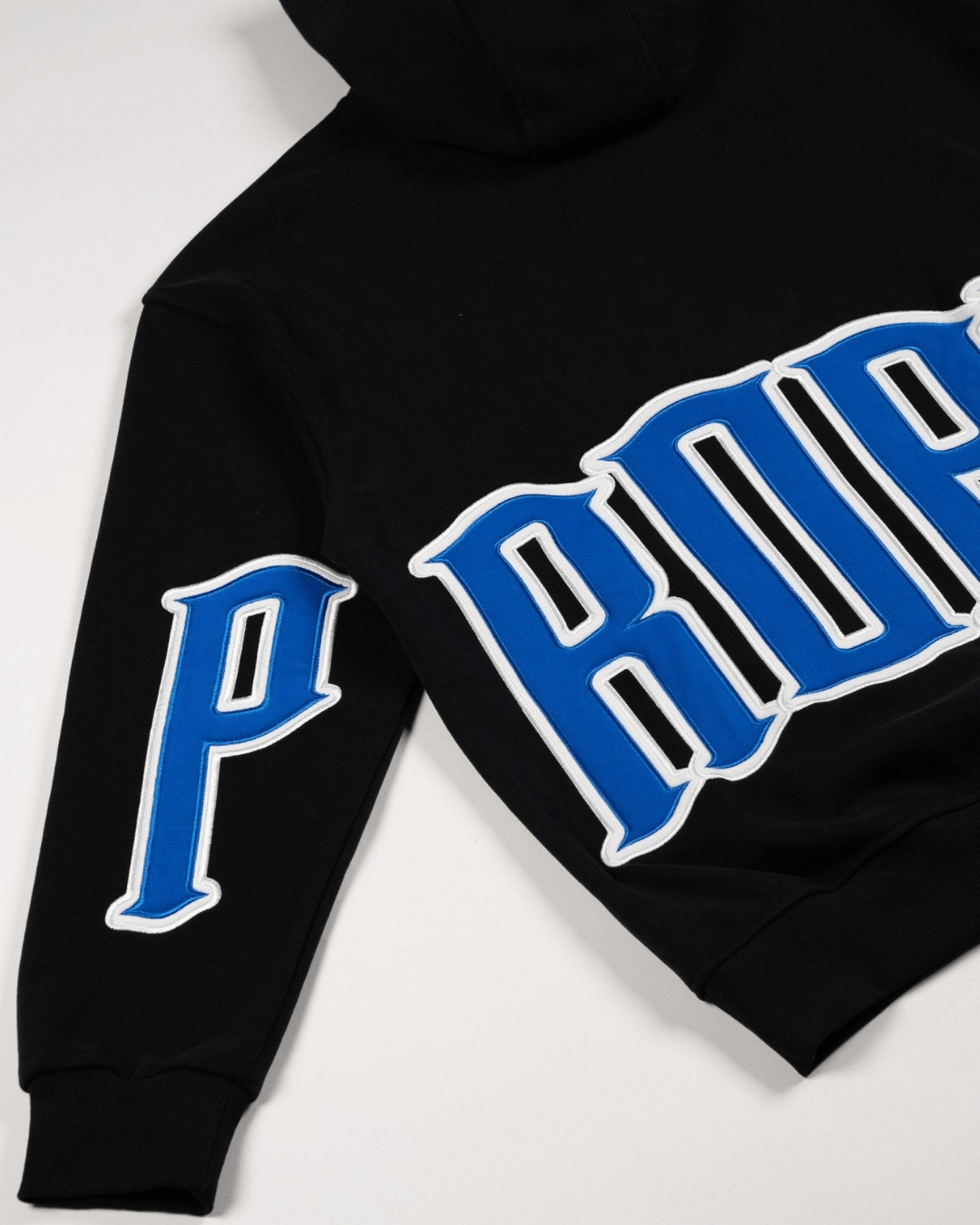 PROPER GENERAL HOODIE BLACK/BLUE - Proper Streetwear