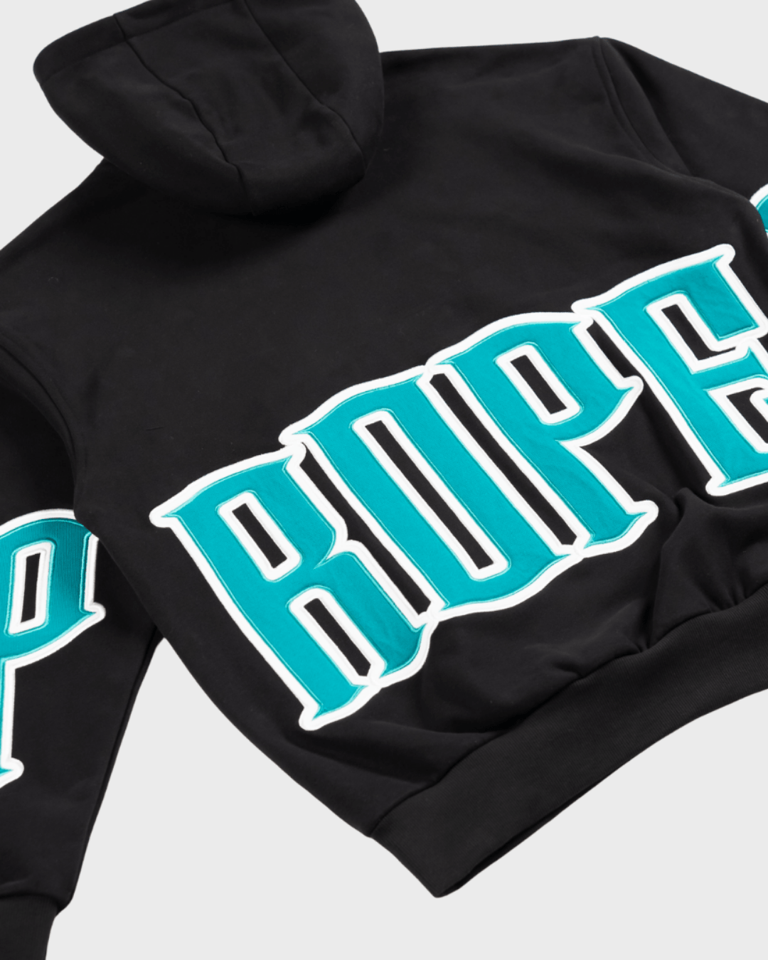 PROPER GENERAL HOODIE BLACK/GREEN - Proper Streetwear