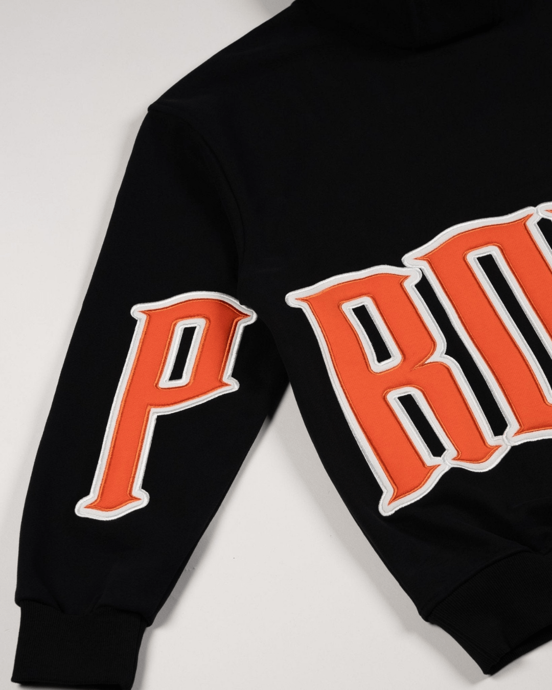 PROPER GENERAL HOODIE BLACK/ORANGE - Proper Streetwear
