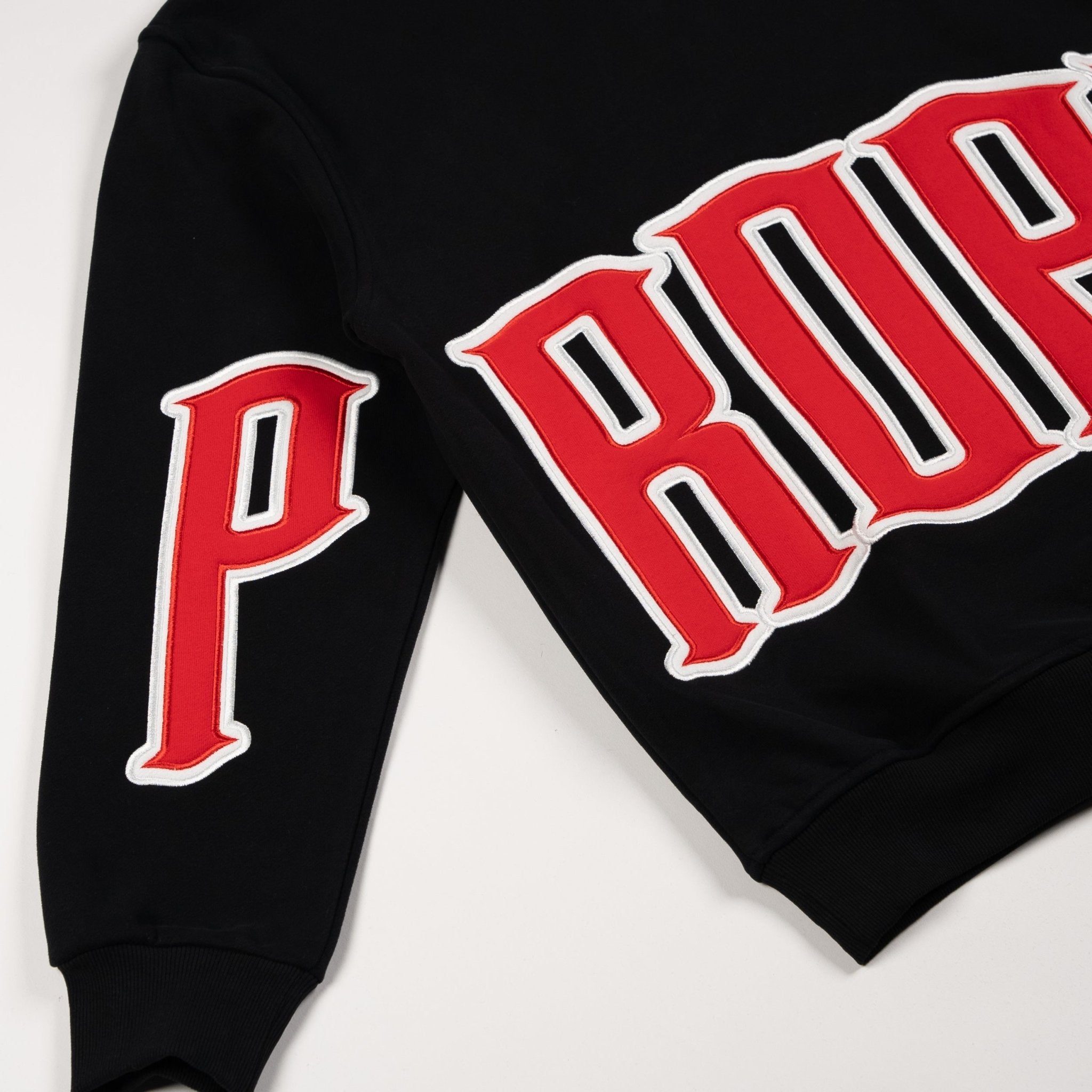 PROPER GENERAL HOODIE BLACK/RED - Proper Streetwear