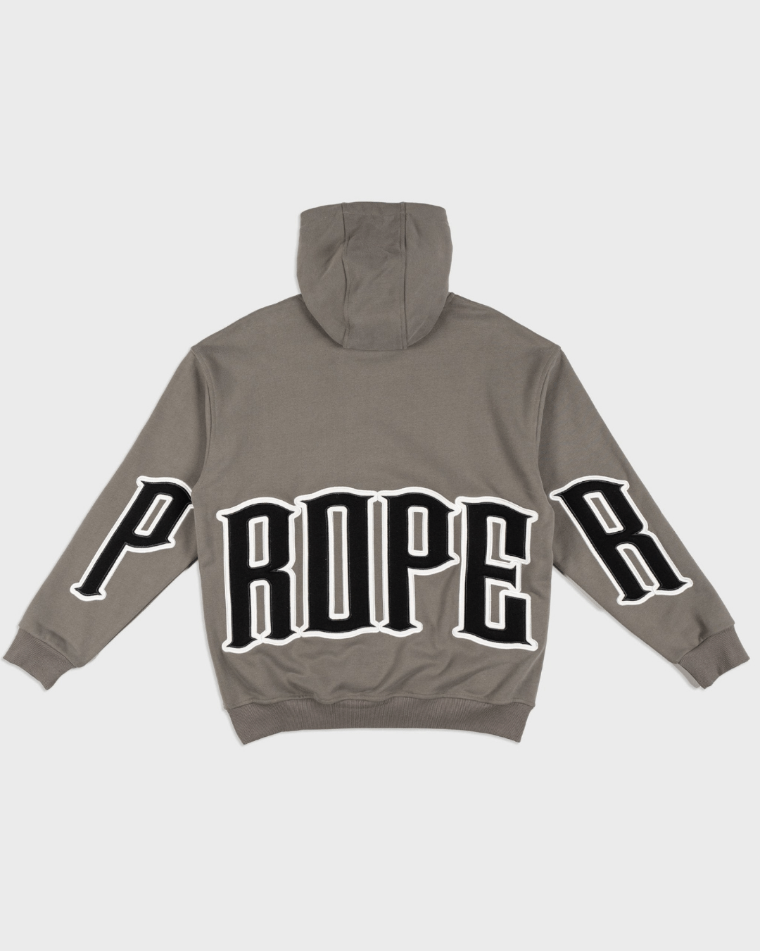 PROPER GENERAL HOODIE CHARCOAL/BLACK - Proper Streetwear