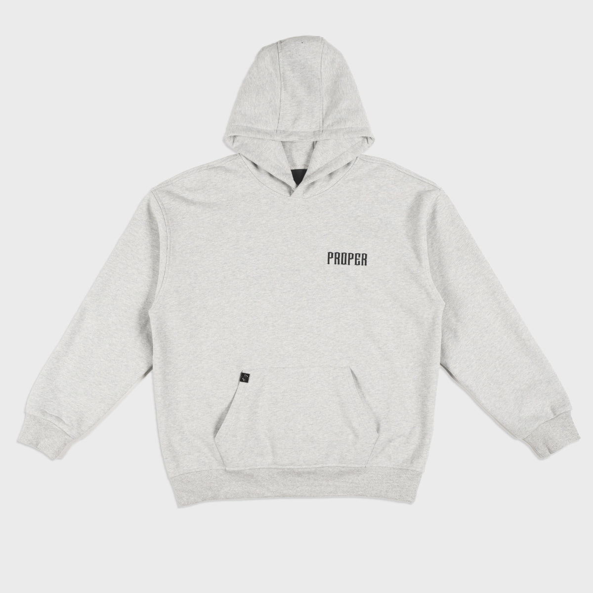 PROPER GENERAL HOODIE GREY/BLACK - Proper Streetwear