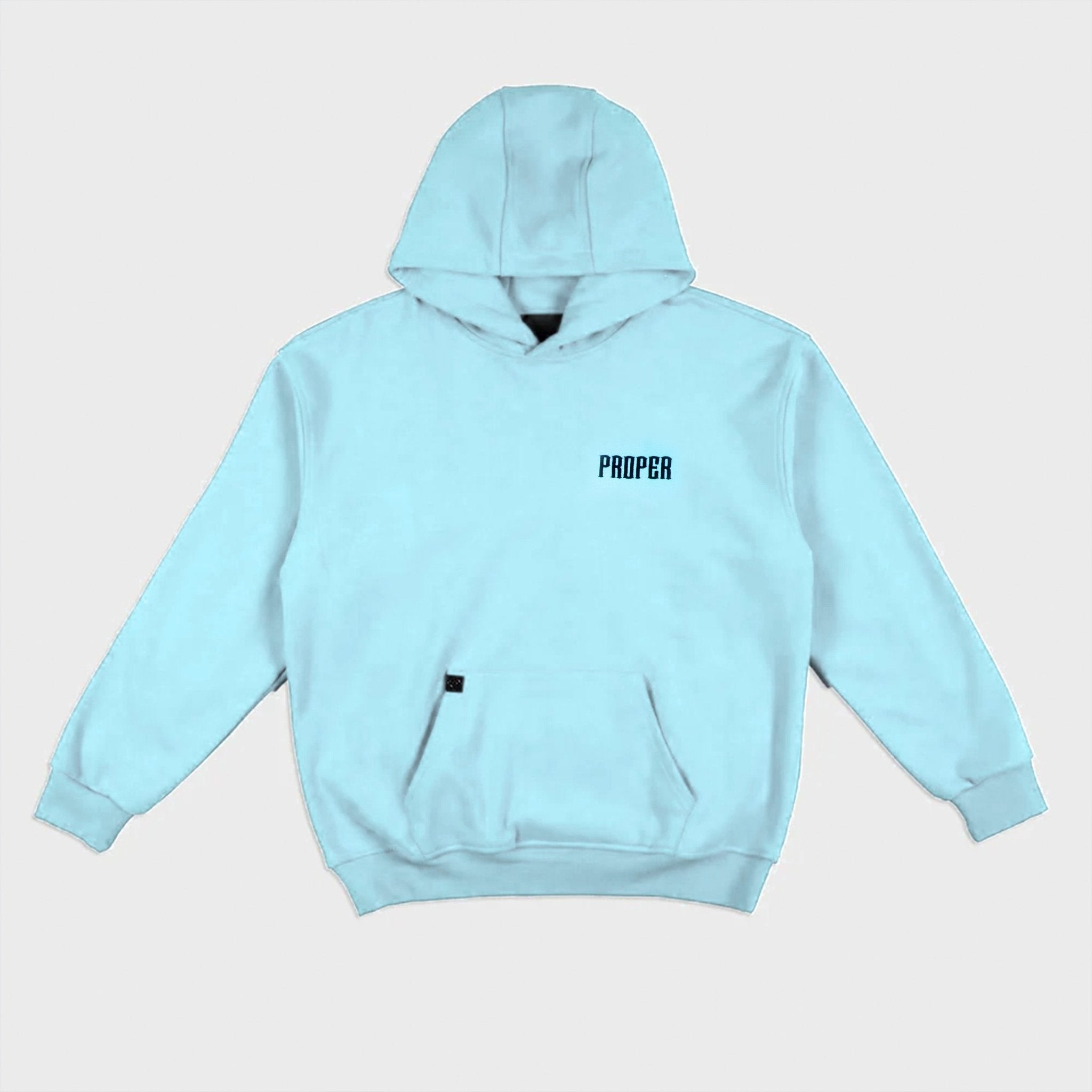 PROPER GENERAL HOODIE ICY BLUE - Proper Streetwear