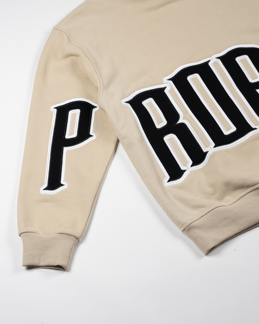 PROPER GENERAL HOODIE STONE/BLACK - Proper Streetwear