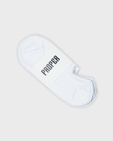 PROPER INVISIBLE SOCKS WHITE 3 PACK - Proper Streetwear