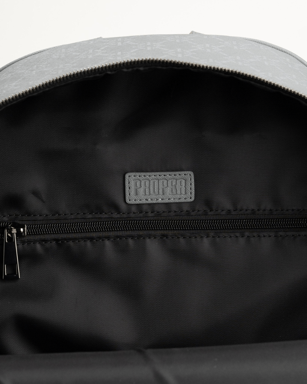 PROPER LEATHER BACKPACK GREY - Proper Streetwear