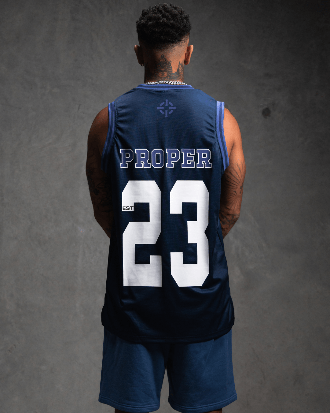 PROPER LEGACY BASKETBALL JERSEY BLUE - Proper Streetwear