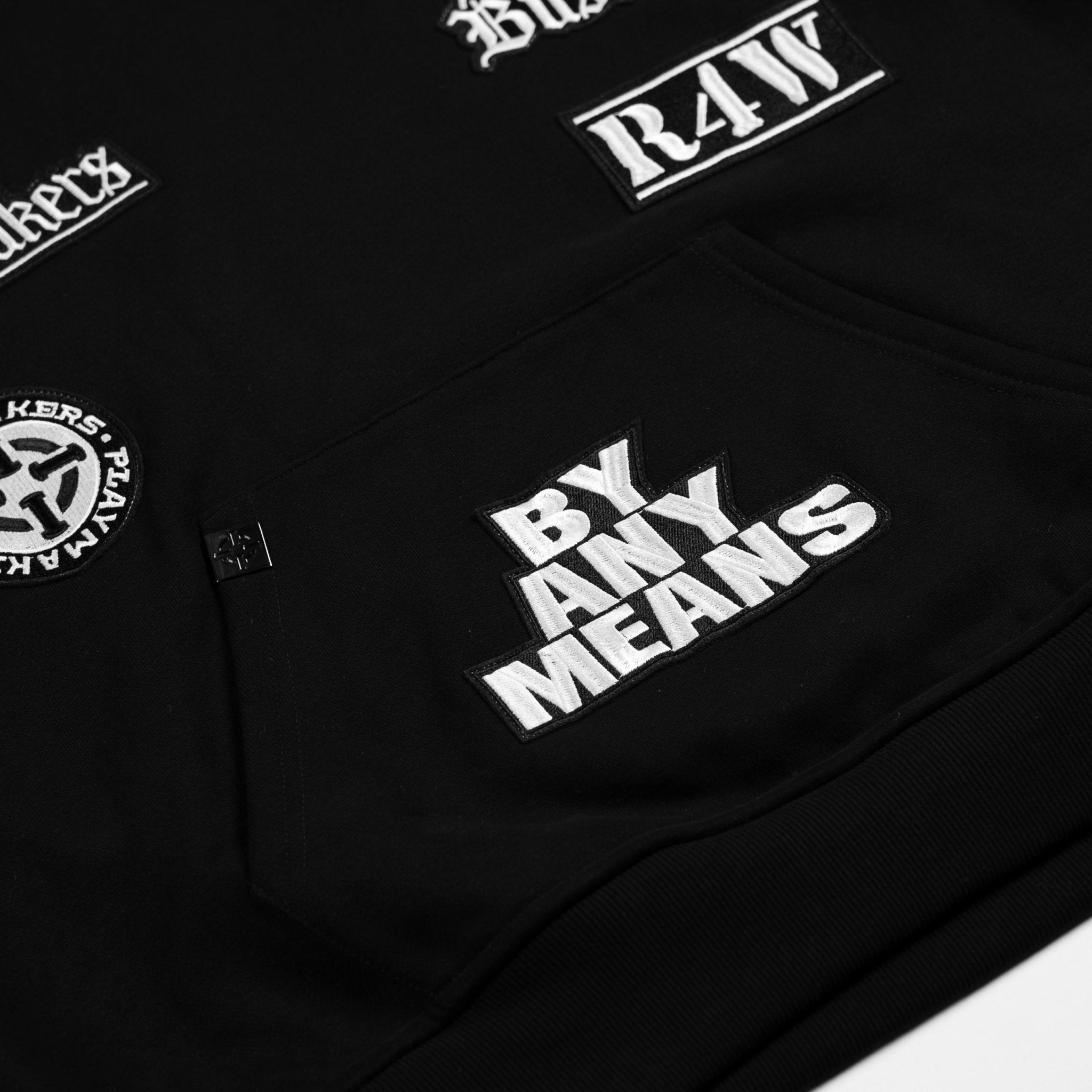 PROPER LOGO HOODIE BLACK - Proper Streetwear