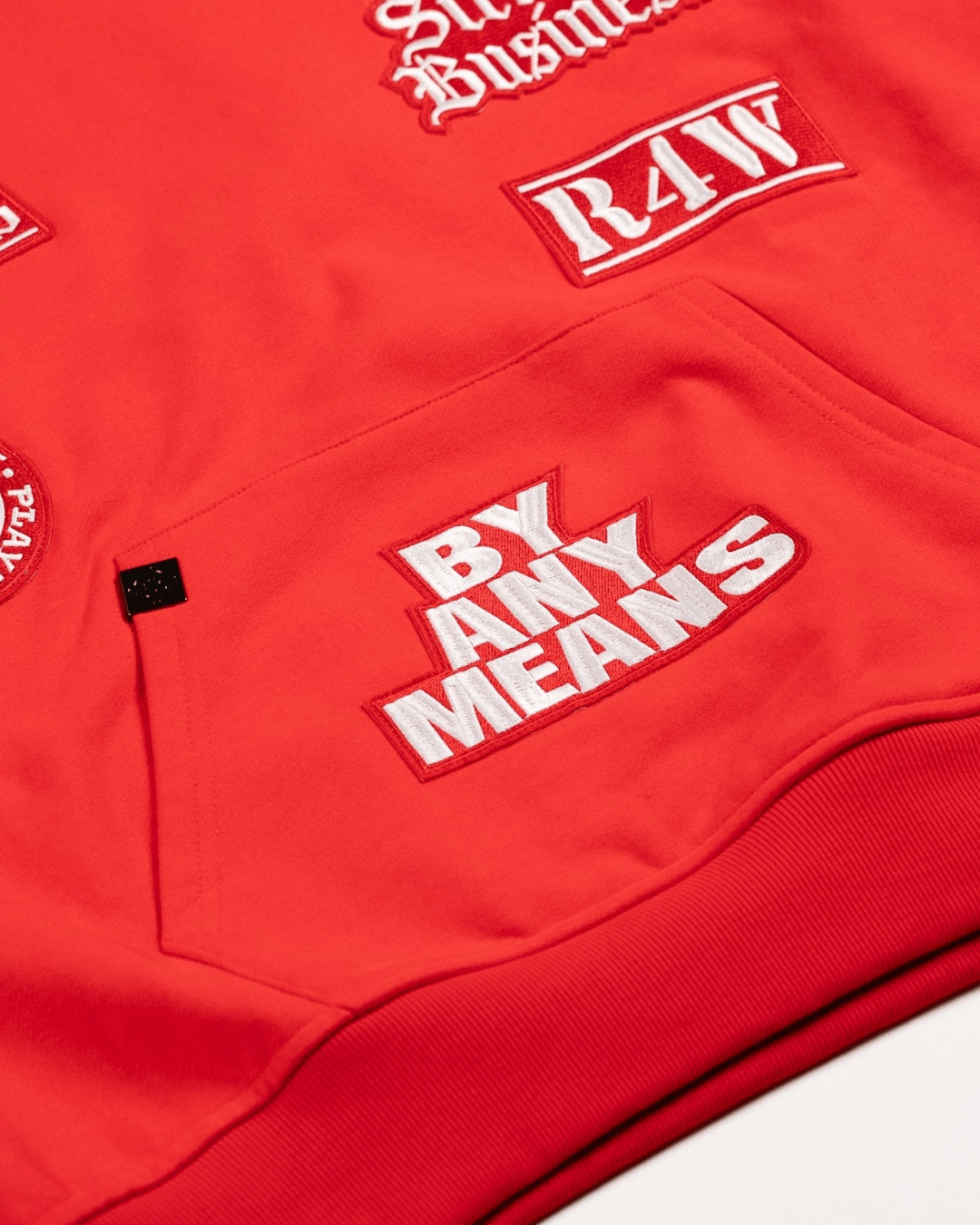 PROPER LOGO HOODIE RED - Proper Streetwear