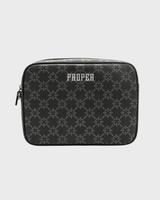 PROPER MONOGRAM MESSENGER BAG BLACK - Proper Streetwear