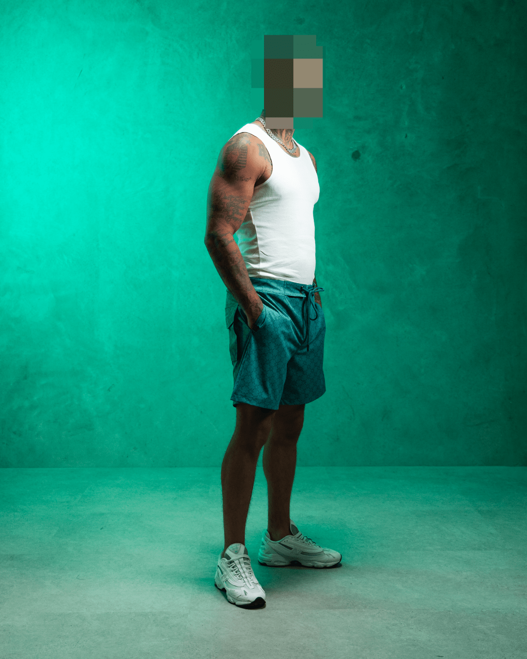 PROPER MONOGRAM SWIM SHORTS - Proper Streetwear