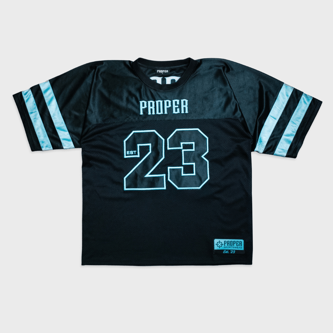 PROPER MVP JERSEY BLACK/ICY BLUE - Proper Streetwear